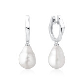 Cercei argint cu perle naturale edison si tortita DiAmanti SK22219EL_W-G